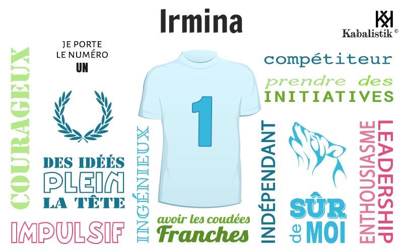 La signification numérologique du prénom Irmina