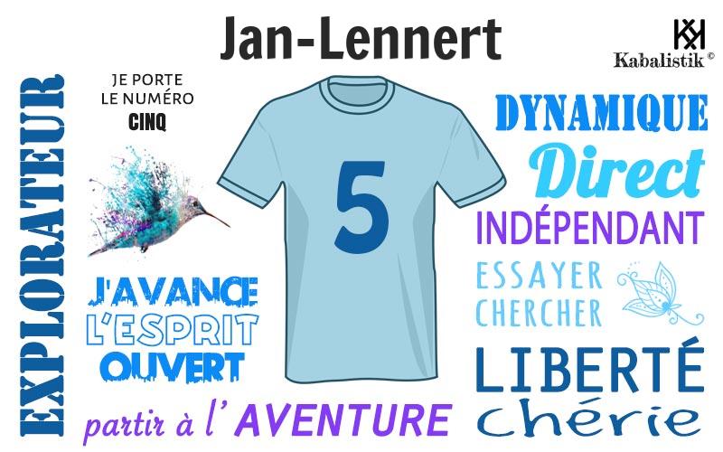 La signification numérologique du prénom Jan-lennert