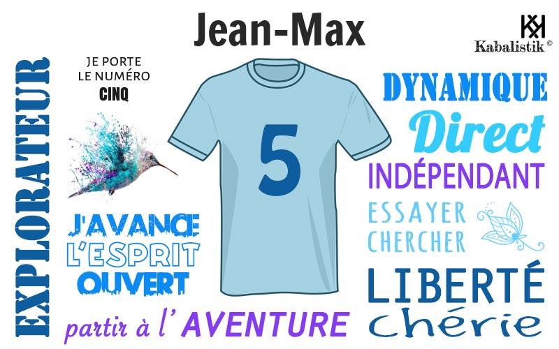 La signification numérologique du prénom Jean-max