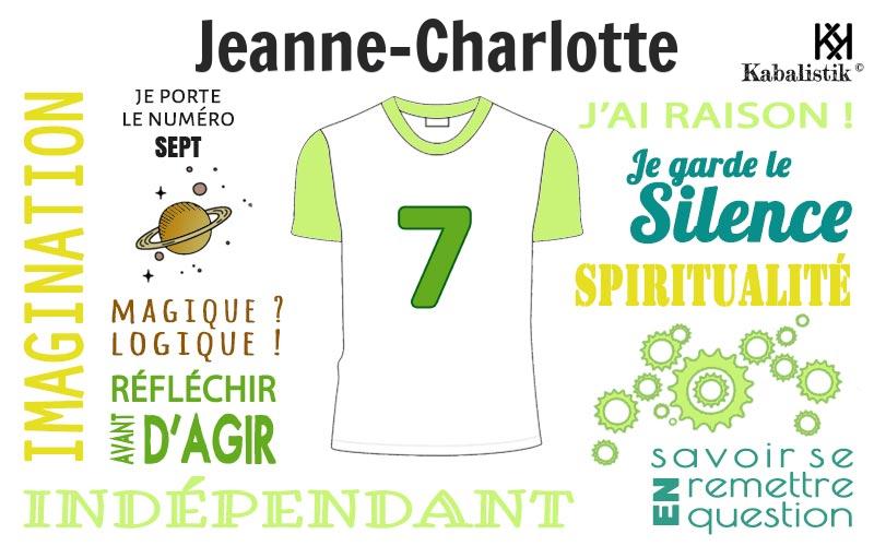 La signification numérologique du prénom Jeanne-charlotte