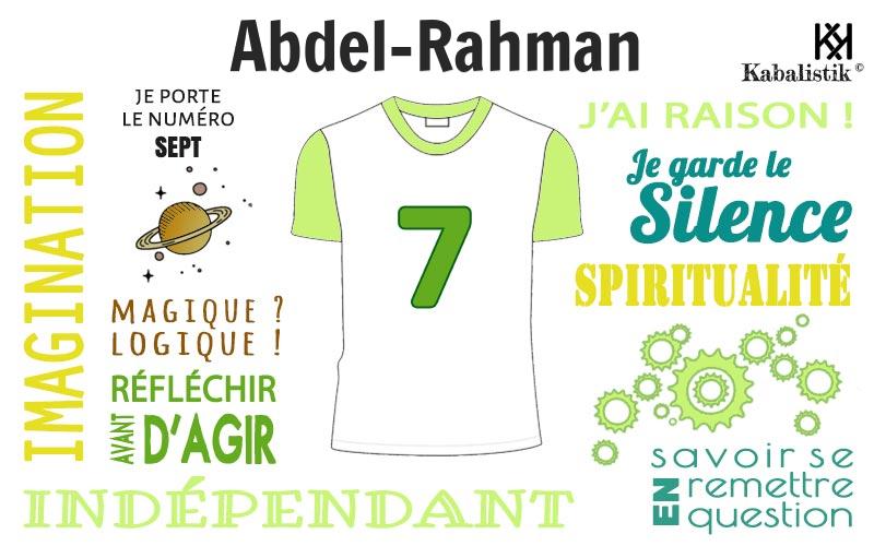 La signification numérologique du prénom Abdel-rahman