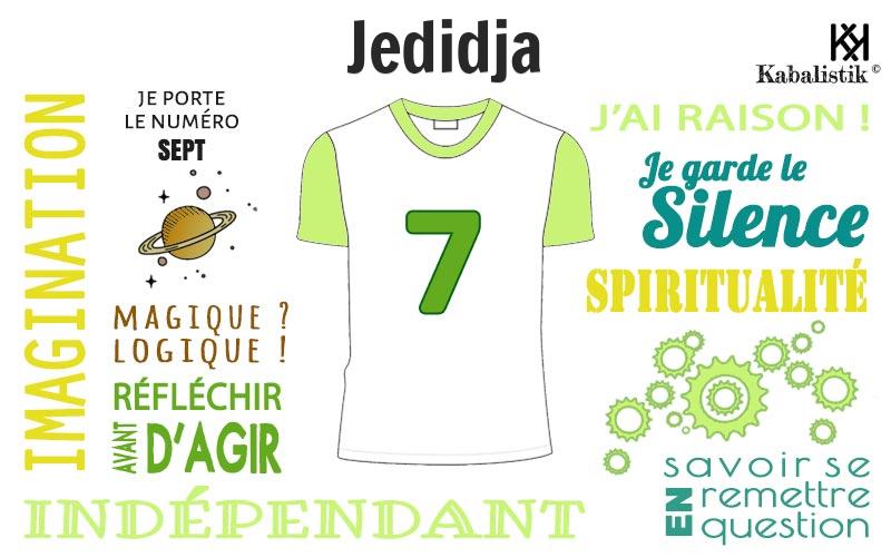 La signification numérologique du prénom Jedidja