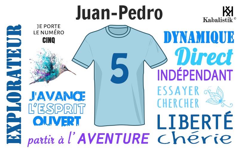 La signification numérologique du prénom Juan-pedro