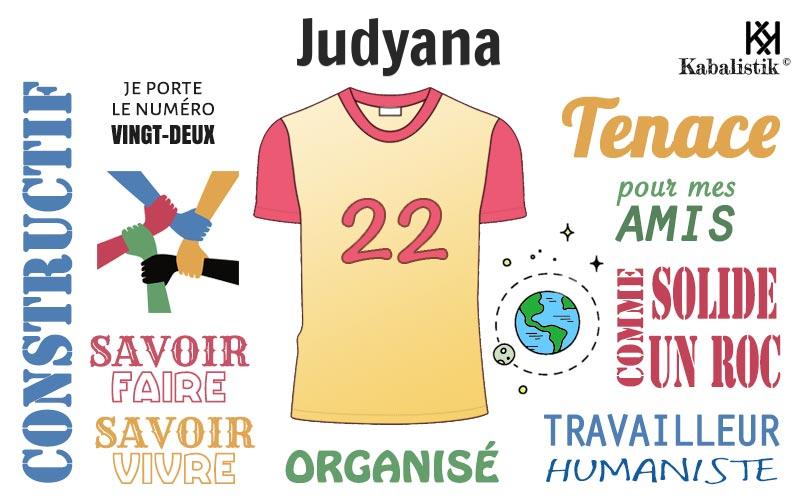 La signification numérologique du prénom Judyana