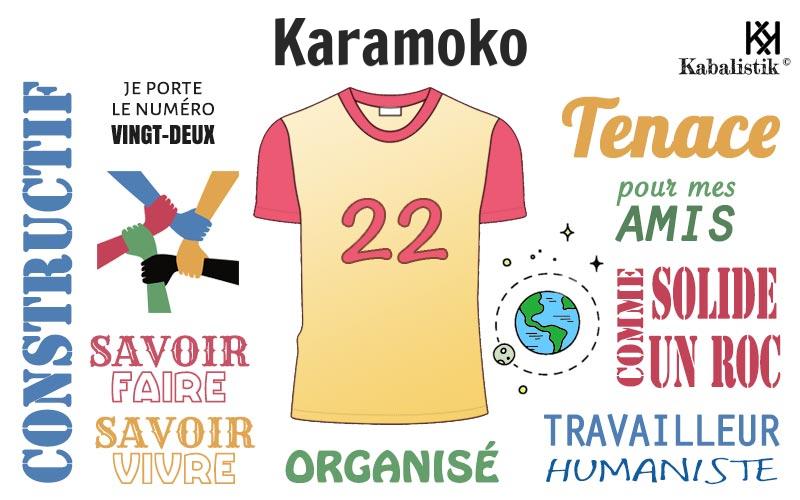 La signification numérologique du prénom Karamoko