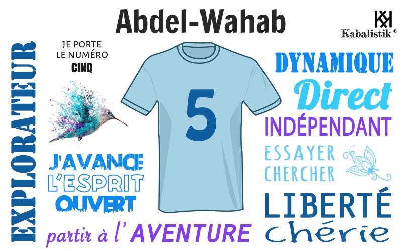 La signification numérologique du prénom Abdel-wahab