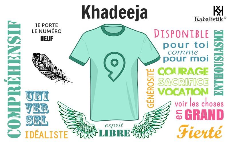 La signification numérologique du prénom Khadeeja