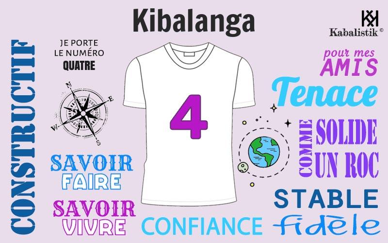 La signification numérologique du prénom Kibalanga
