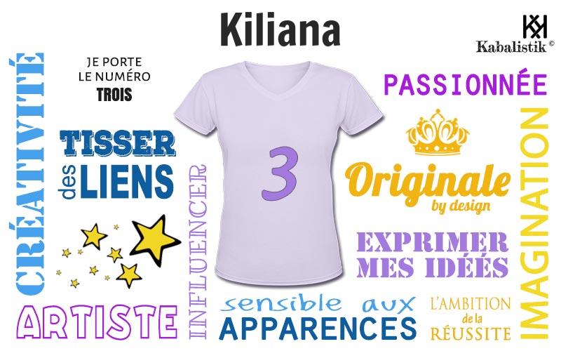 La signification numérologique du prénom Kiliana