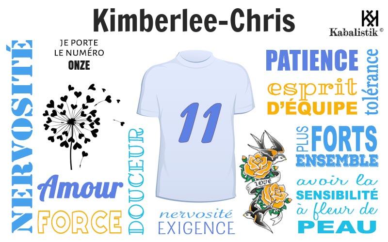 La signification numérologique du prénom Kimberlee-chris