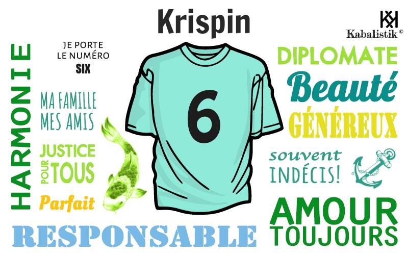 La signification numérologique du prénom Krispin