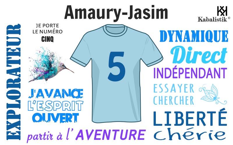 La signification numérologique du prénom Amaury-jasim