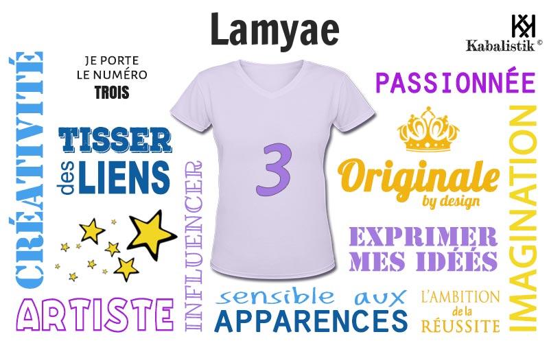 La signification numérologique du prénom Lamyae