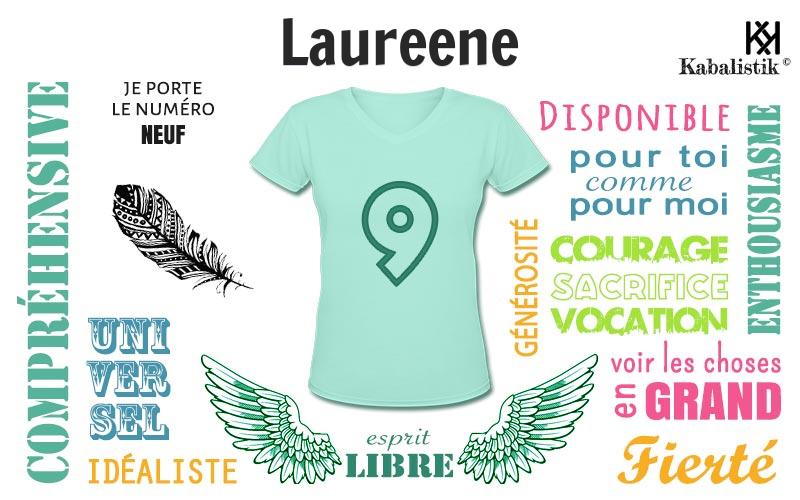 La signification numérologique du prénom Laureene