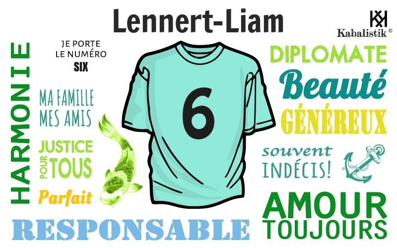 La signification numérologique du prénom Lennert-liam