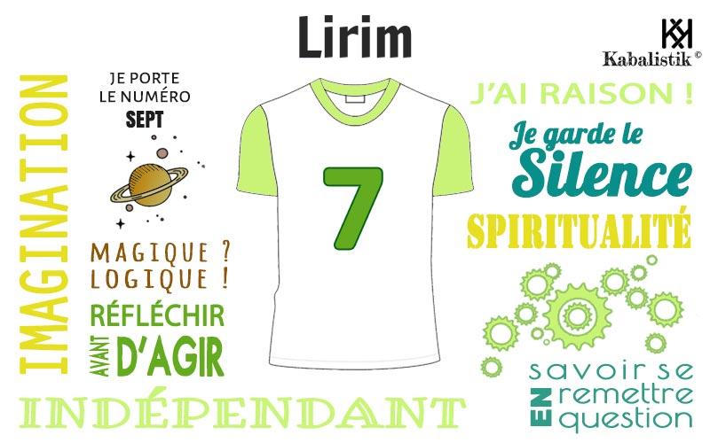 La signification numérologique du prénom Lirim