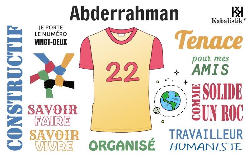 La signification numérologique du prénom Abderrahman