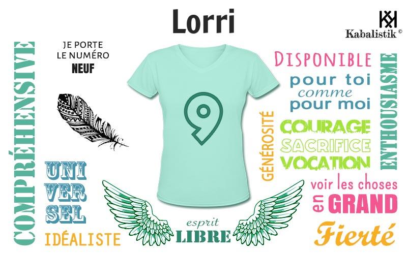 La signification numérologique du prénom Lorri