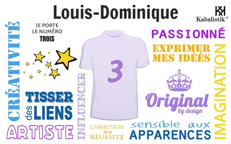 La signification numérologique du prénom Louis-dominique