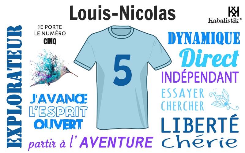 La signification numérologique du prénom Louis-nicolas