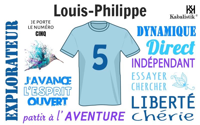La signification numérologique du prénom Louis-philippe