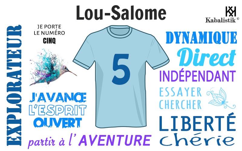 La signification numérologique du prénom Lou-salome