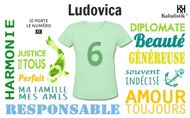 La signification numérologique du prénom Ludovica