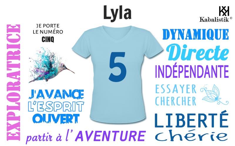 La signification numérologique du prénom Lyla