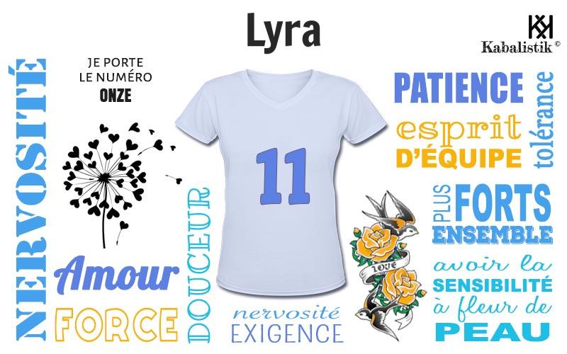 La signification numérologique du prénom Lyra