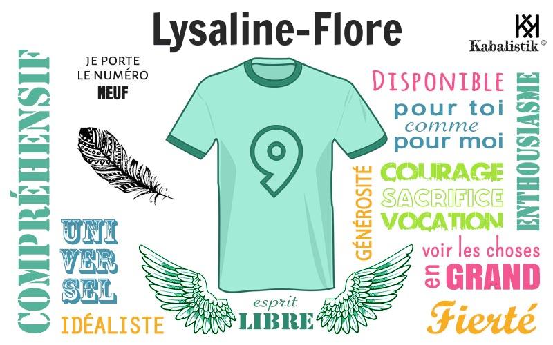 La signification numérologique du prénom Lysaline-flore