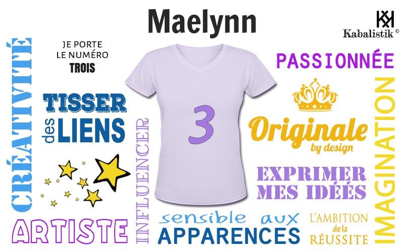 La signification numérologique du prénom Maelynn