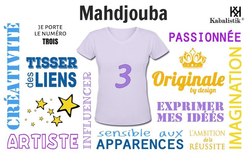 La signification numérologique du prénom Mahdjouba