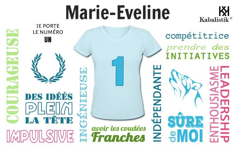 La signification numérologique du prénom Marie-eveline