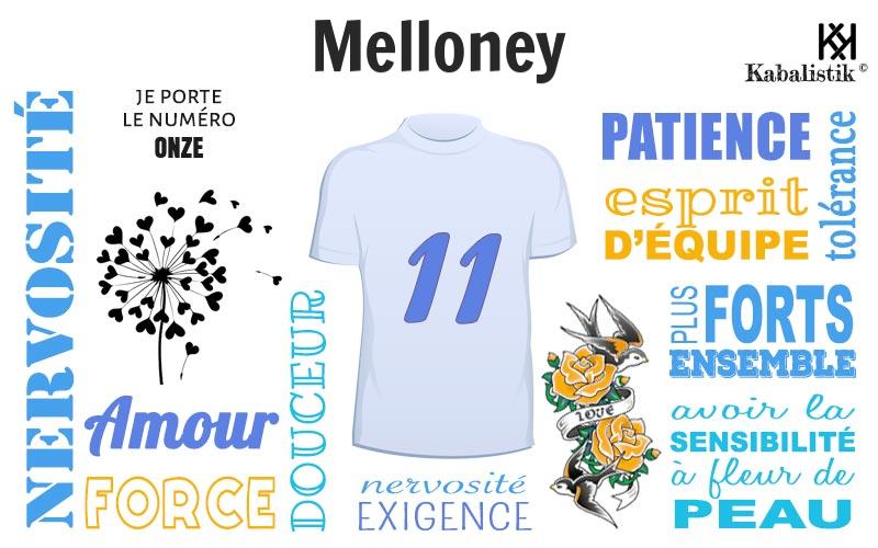 La signification numérologique du prénom Melloney