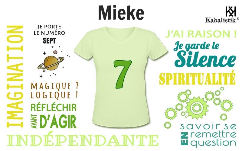 La signification numérologique du prénom Mieke