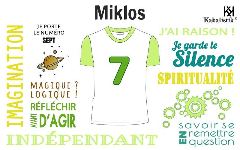 La signification numérologique du prénom Miklos