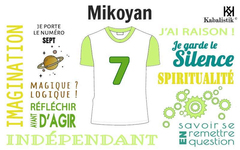 La signification numérologique du prénom Mikoyan