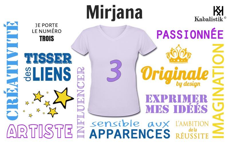 La signification numérologique du prénom Mirjana