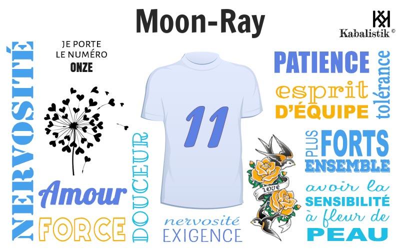 La signification numérologique du prénom Moon-ray