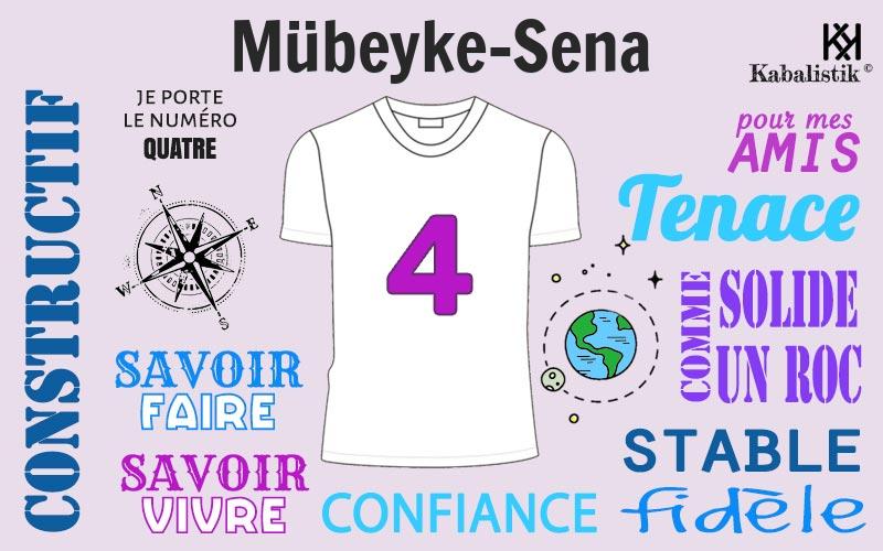 La signification numérologique du prénom Mübeyke-sena