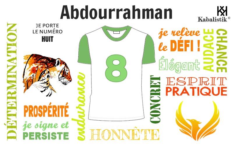 La signification numérologique du prénom Abdourrahman
