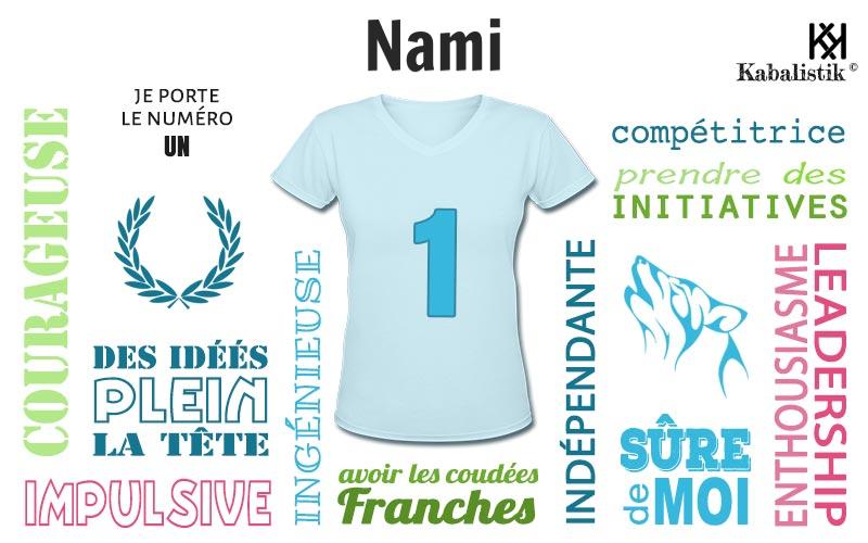La signification numérologique du prénom Nami
