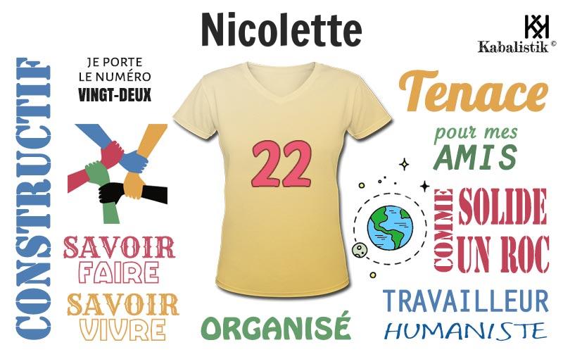 La signification numérologique du prénom Nicolette