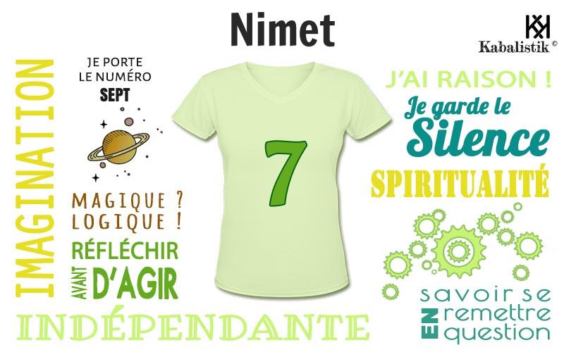 La signification numérologique du prénom Nimet