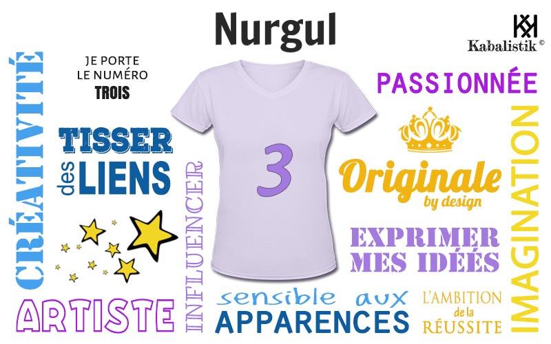 La signification numérologique du prénom Nurgul