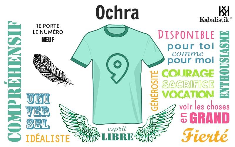 La signification numérologique du prénom Ochra