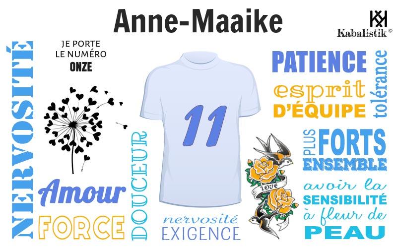 La signification numérologique du prénom Anne-maaike