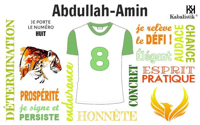 La signification numérologique du prénom Abdullah-amin