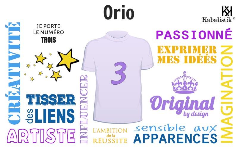 La signification numérologique du prénom Orio