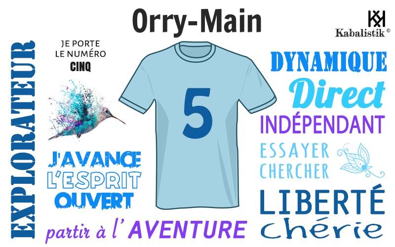 La signification numérologique du prénom Orry-main
